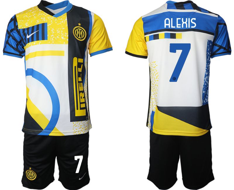 Men 2020-2021 Club Inter Milan Third away black #7 Nike Soccer Jersey->inter milan jersey->Soccer Club Jersey